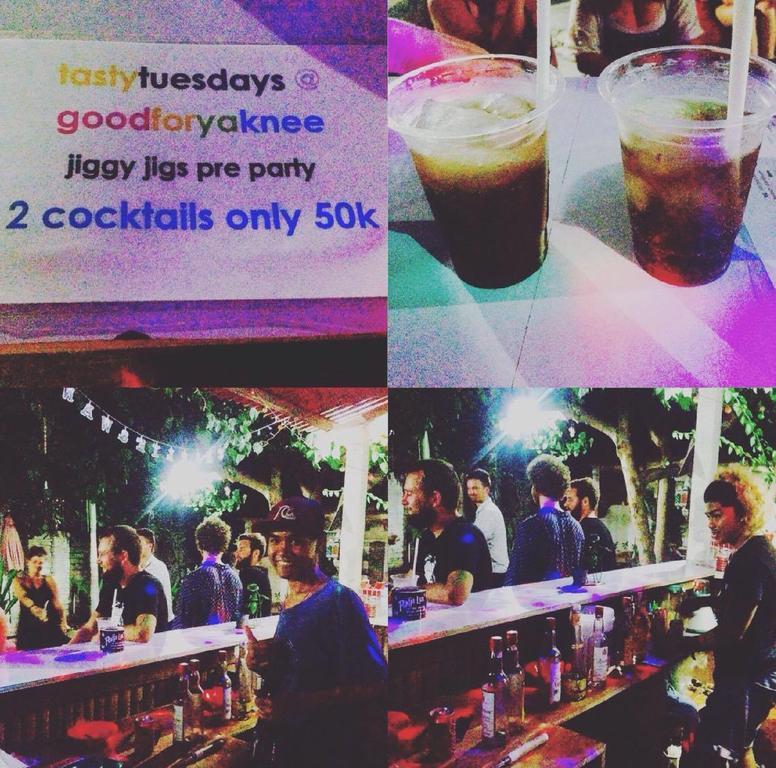 Good For Ya Knee Hostel & Bungalows (Adults Only) Gili Trawangan Dış mekan fotoğraf